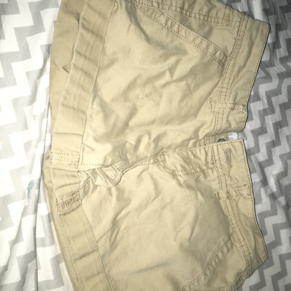 tan shorts